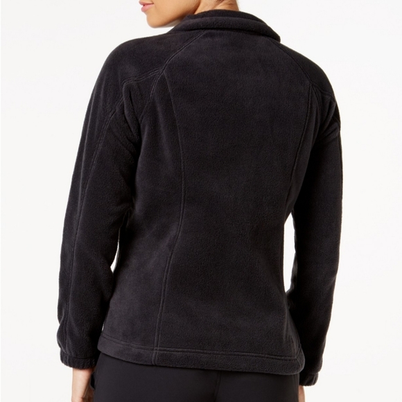 Columbia Black Benton Springs Full Zip Fleece - Picture 2 of 7